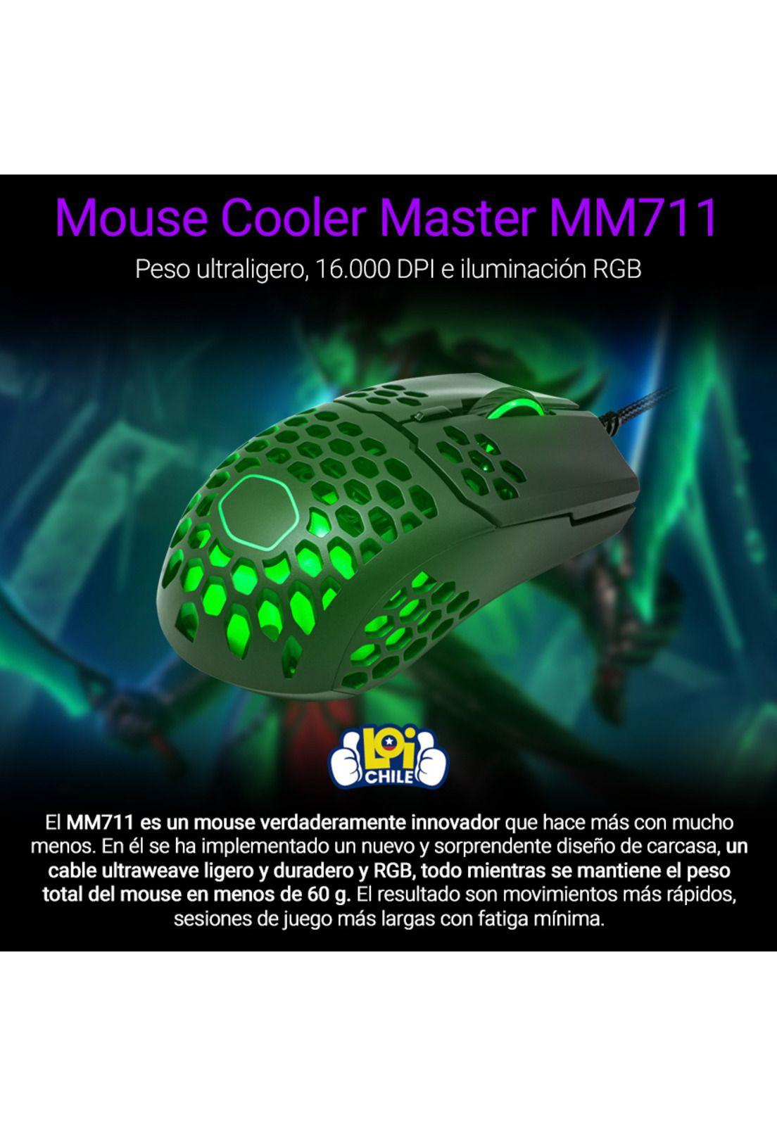 Mouse Gamer Cooler Master MM711 16000DPI RGB-1