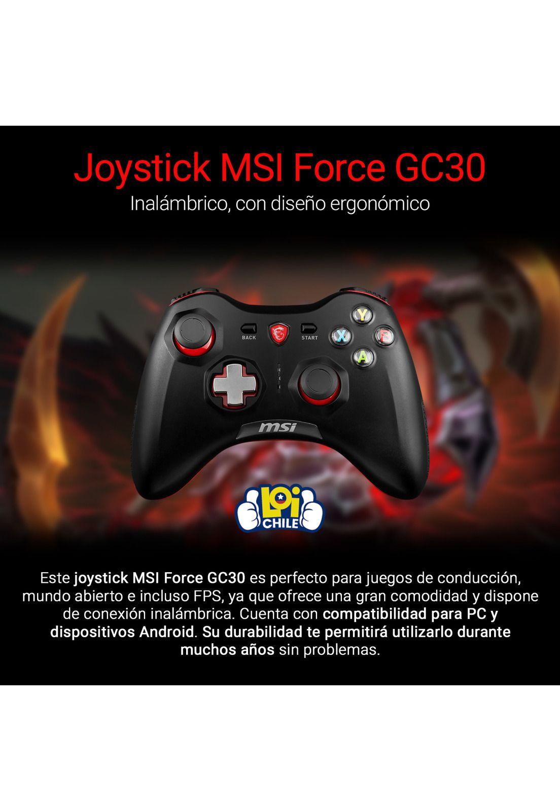 Control Joystick Msi Force Gc30 Inalambrico-1