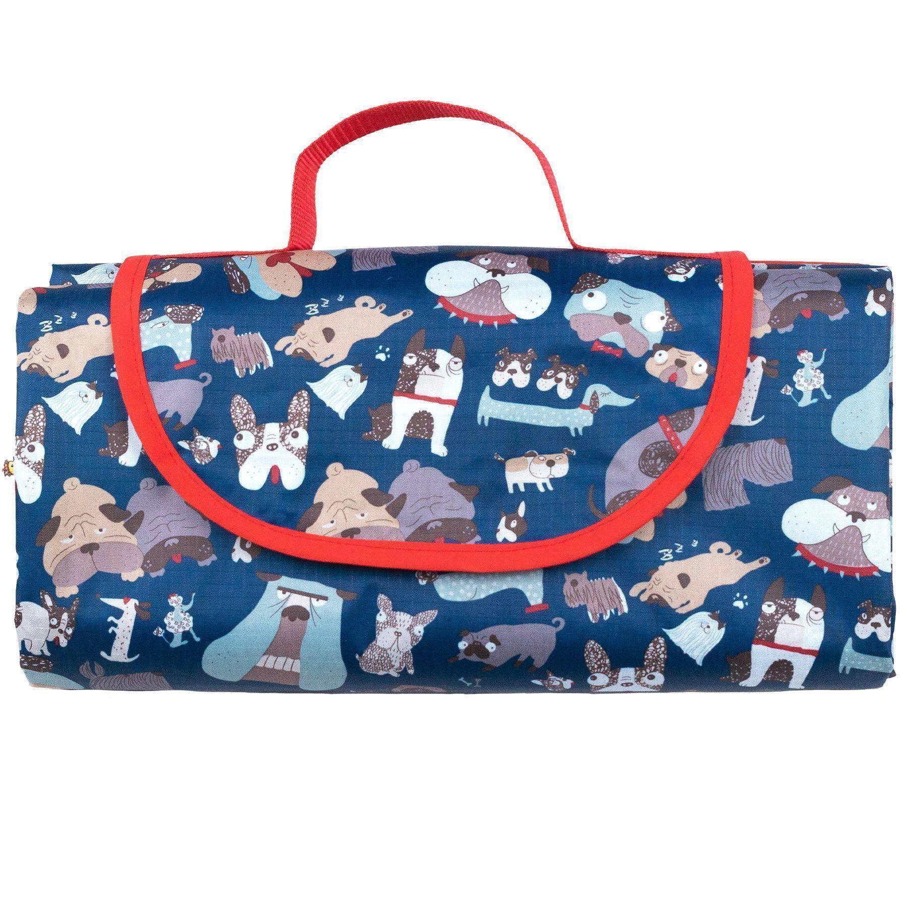 Manta para Picnic Impermeable Repelente 1,5m x 1,5m Rosa-0