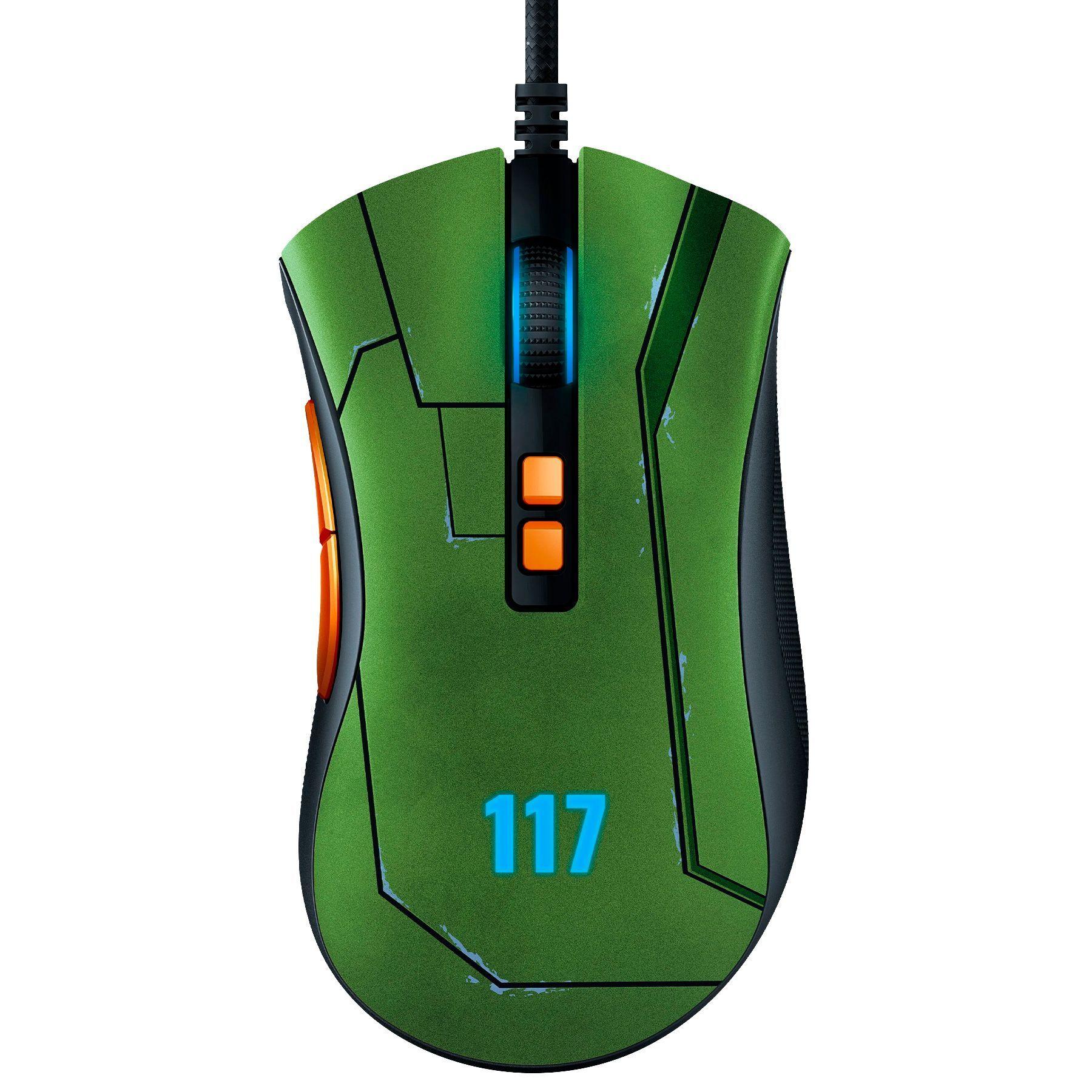 Mouse Gamer Razer Deathadder V2 Halo Infinite Edition-0