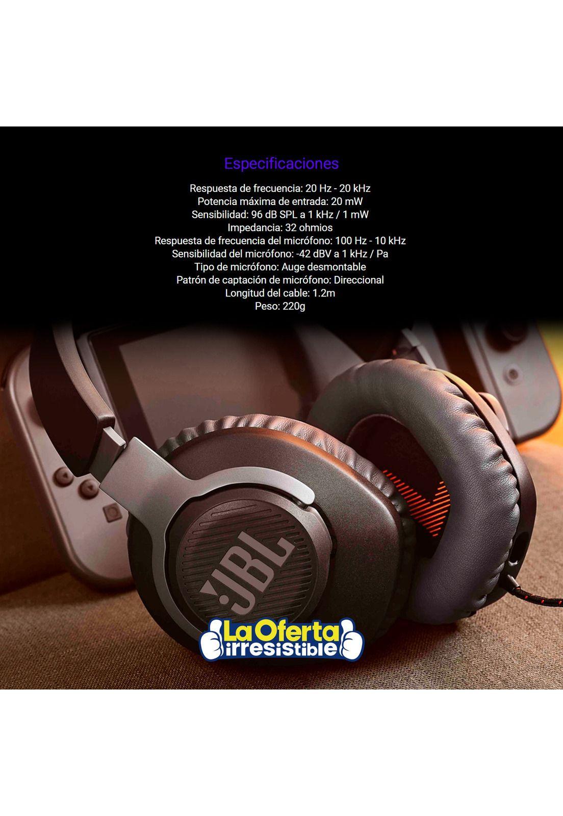 Audifonos Gamer JBL Quantum 100-4