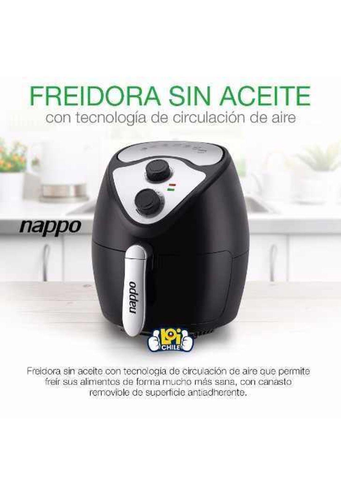 Freidora Sin Aceite Nappo 1400W 2.6L-2
