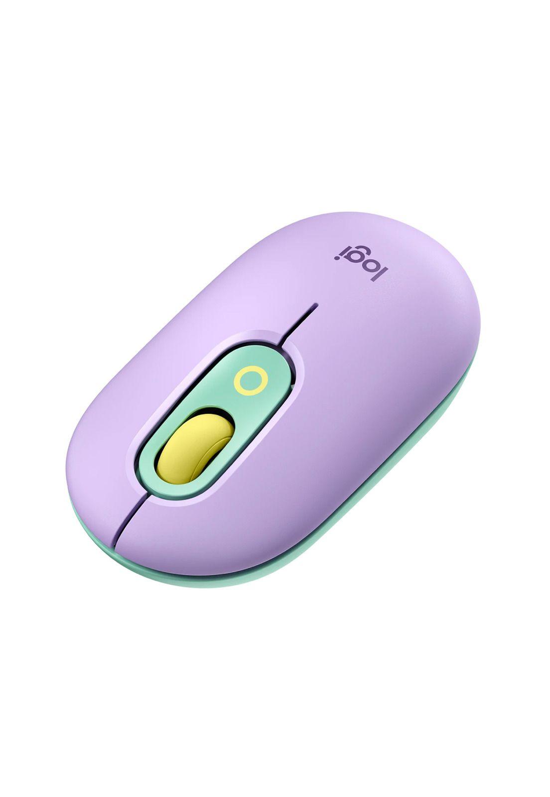 Mouse Inalámbrico Logitech Pop Lila Daydream Bluetooth-2