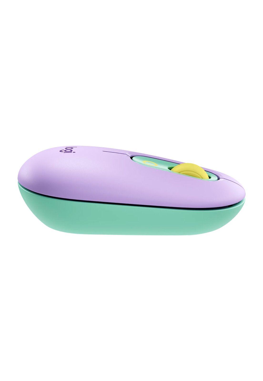 Mouse Inalámbrico Logitech Pop Lila Daydream Bluetooth-3