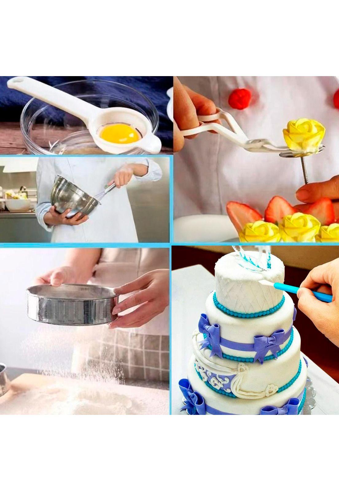 Set de Repostería CROiX 512 Piezas Silicona Acero Inoxidable-6