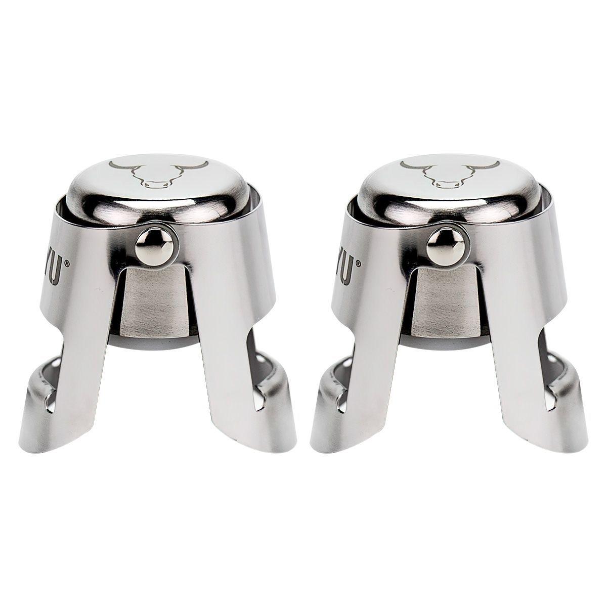 Set de 2 Tapones para Espumante Champagne Wayu-0