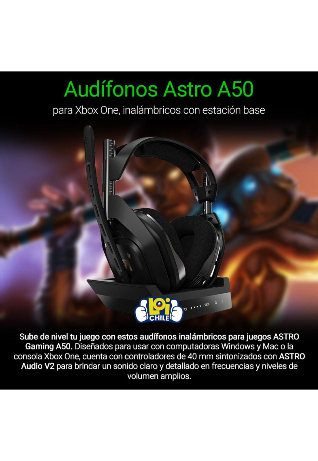 Audifonos Gamer Astro A50 Con Base De Carga Para PC y Xbox1-1