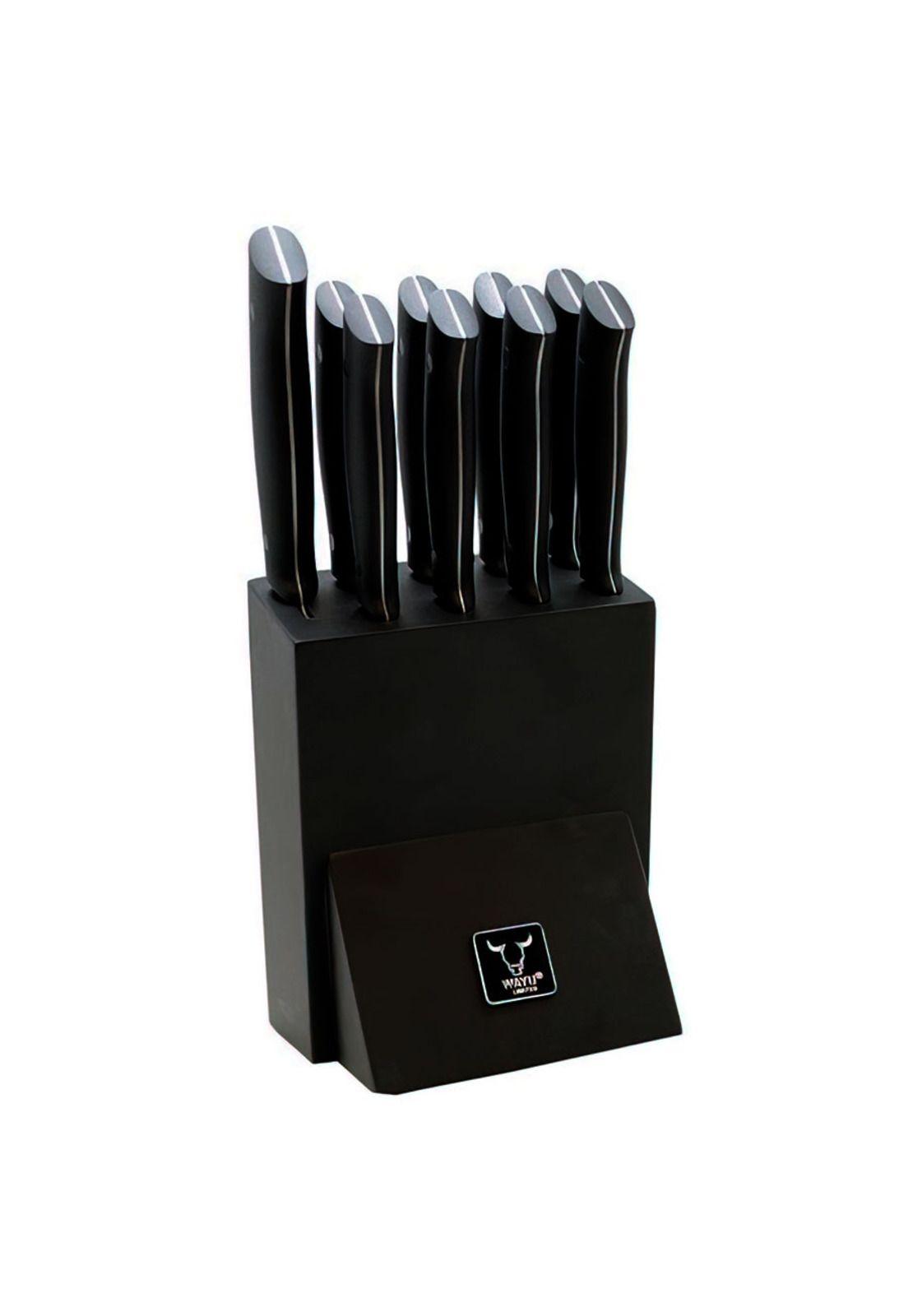 Set Cuchillos Wayu Santoku 9PCS Carne Cocina-0