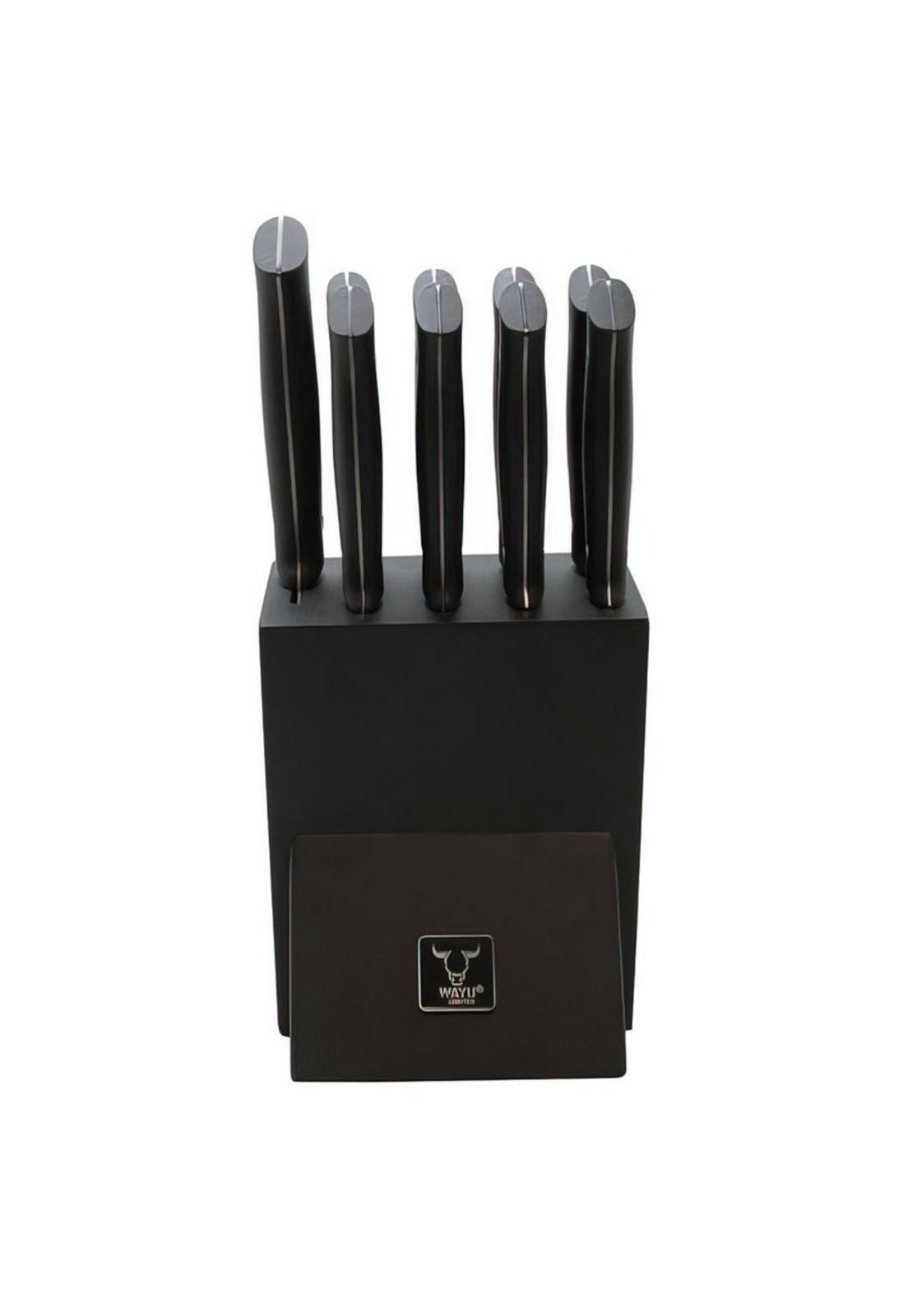 Set Cuchillos Wayu Santoku 9PCS Carne Cocina-3