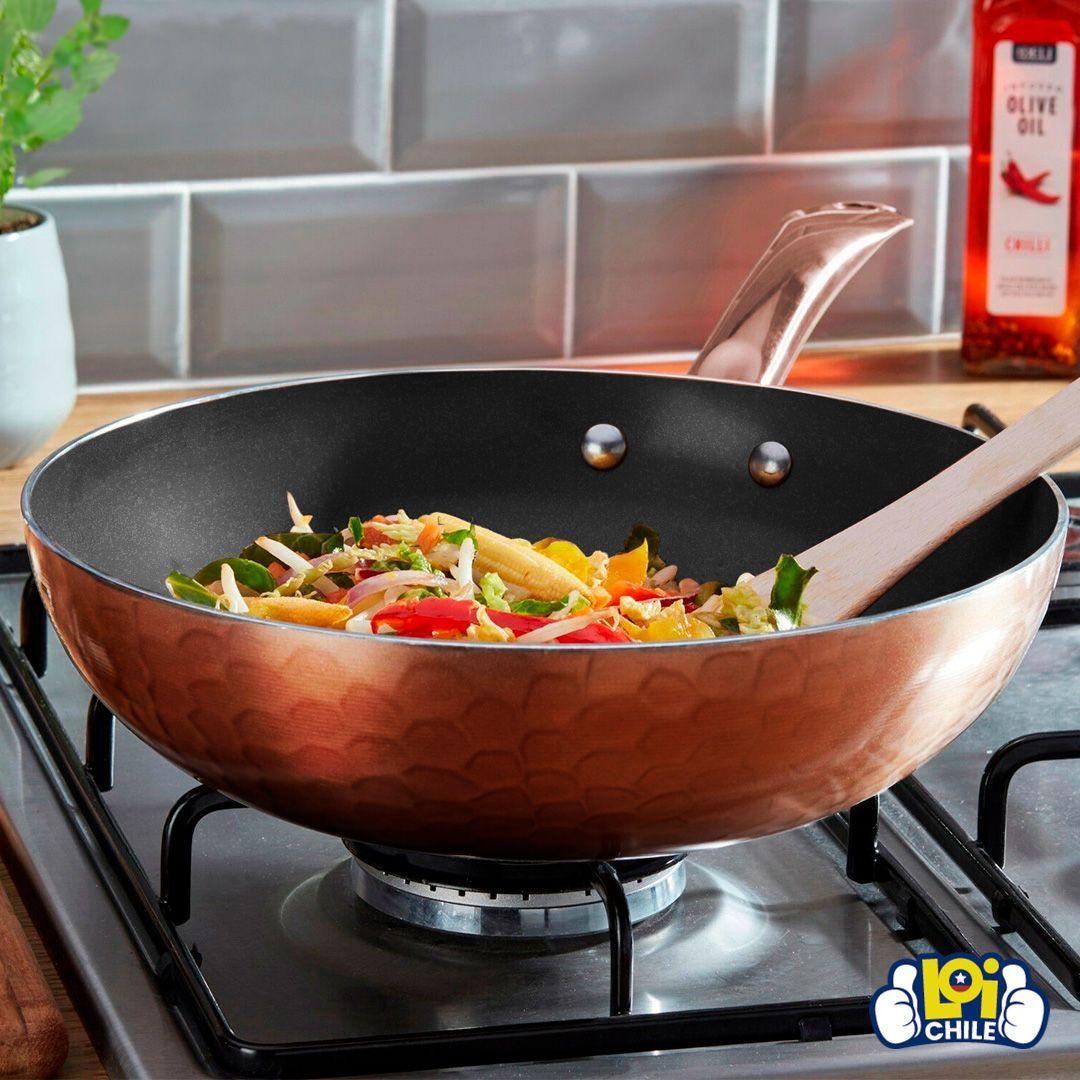 Wok 32cm Copper Line Keep-4