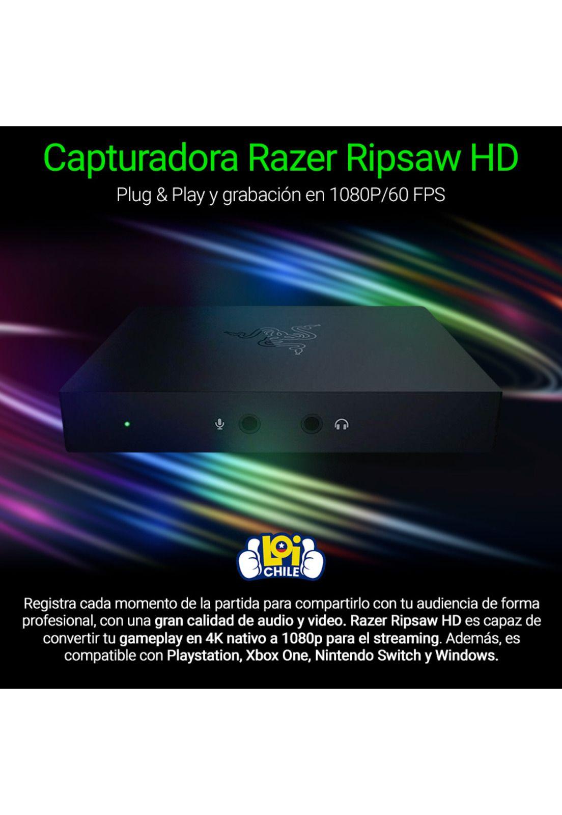Capturador de Juegos Razer Ripsaw Audio y Video-1
