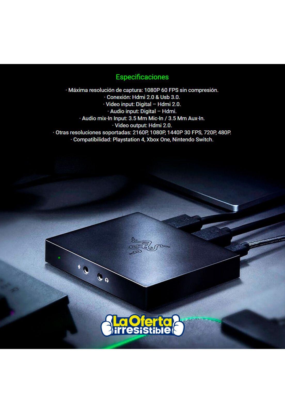 Capturador de Juegos Razer Ripsaw Audio y Video-4