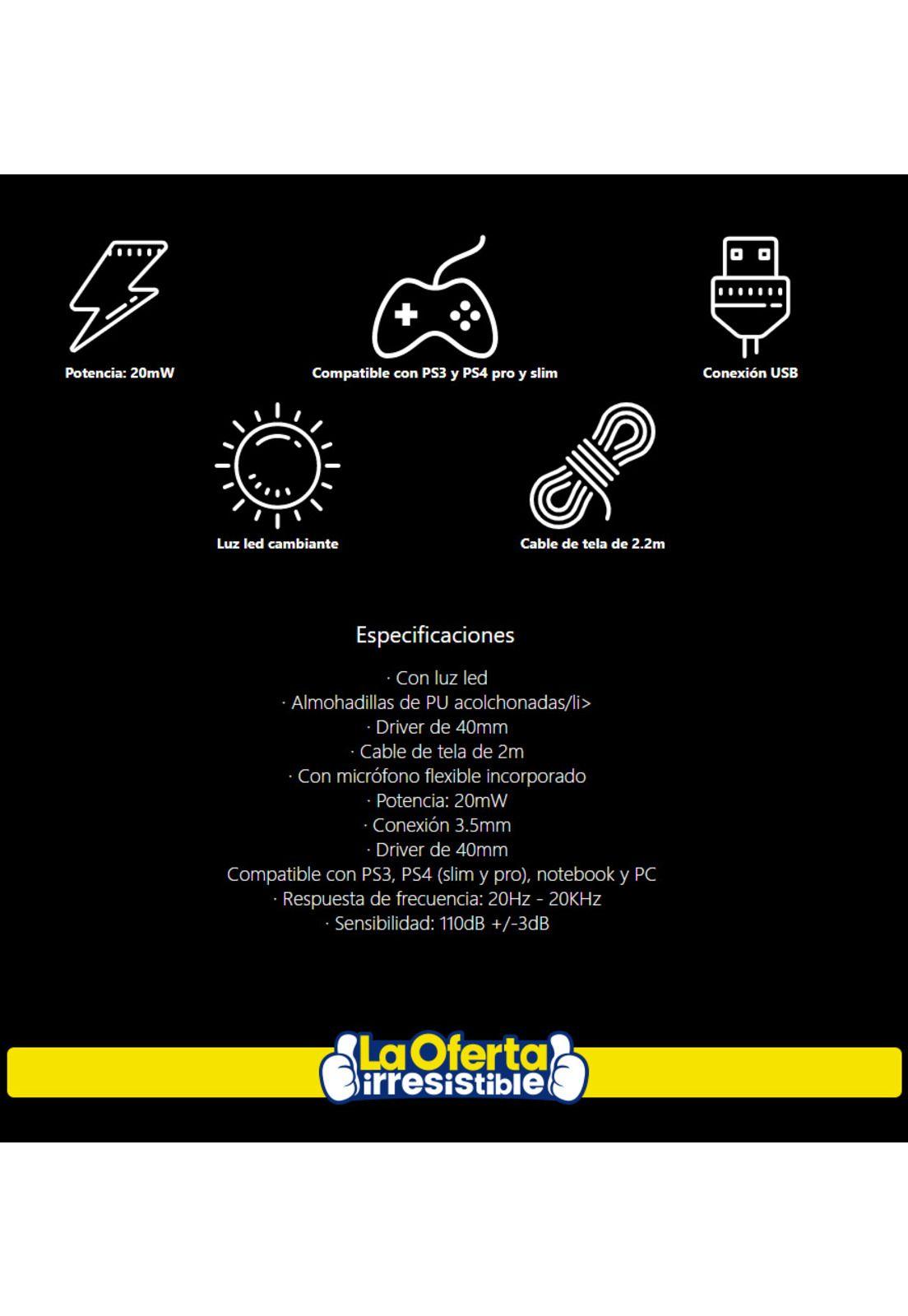 Audífono Gamer KOLKE Zodiac-4