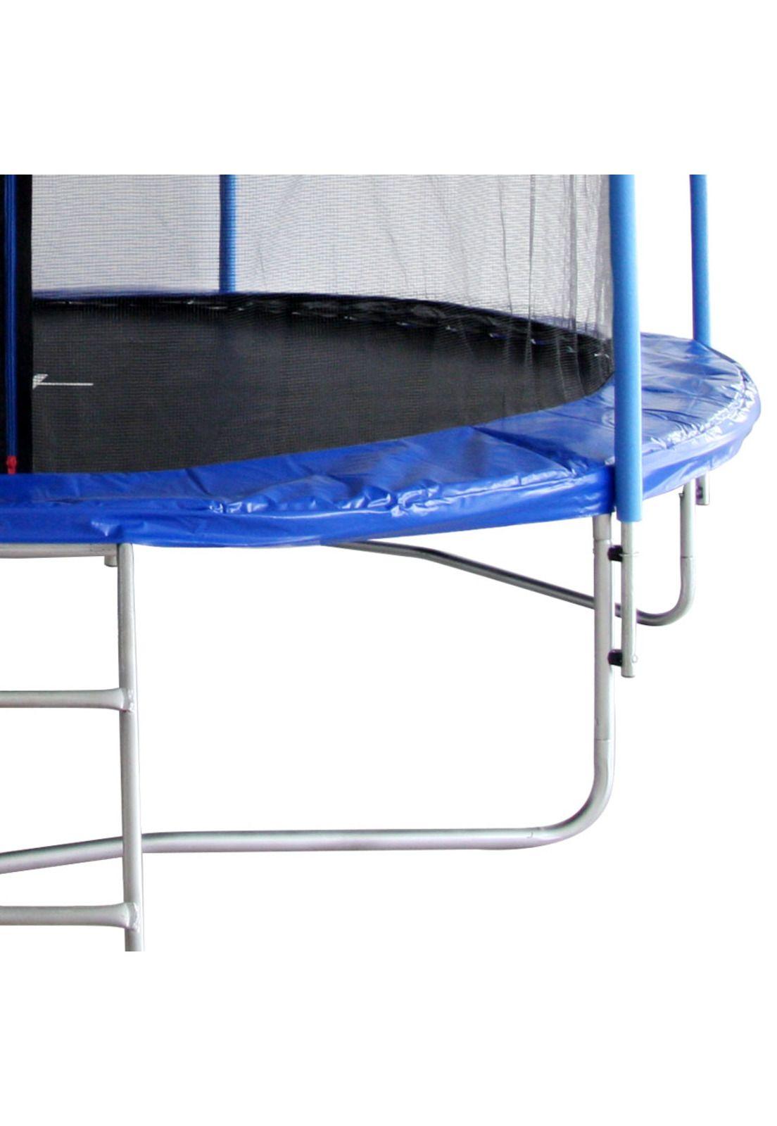 Cama Elástica 12ft 3.66Mts Con Malla de Protección y Escalera-1