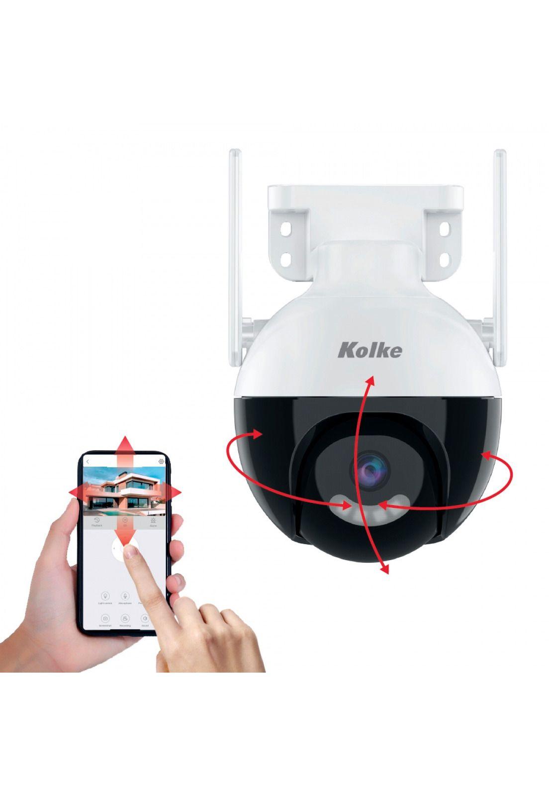 Cámara de Seguridad Exterior Kolke PTZ 3.0M Wifi IP65-2