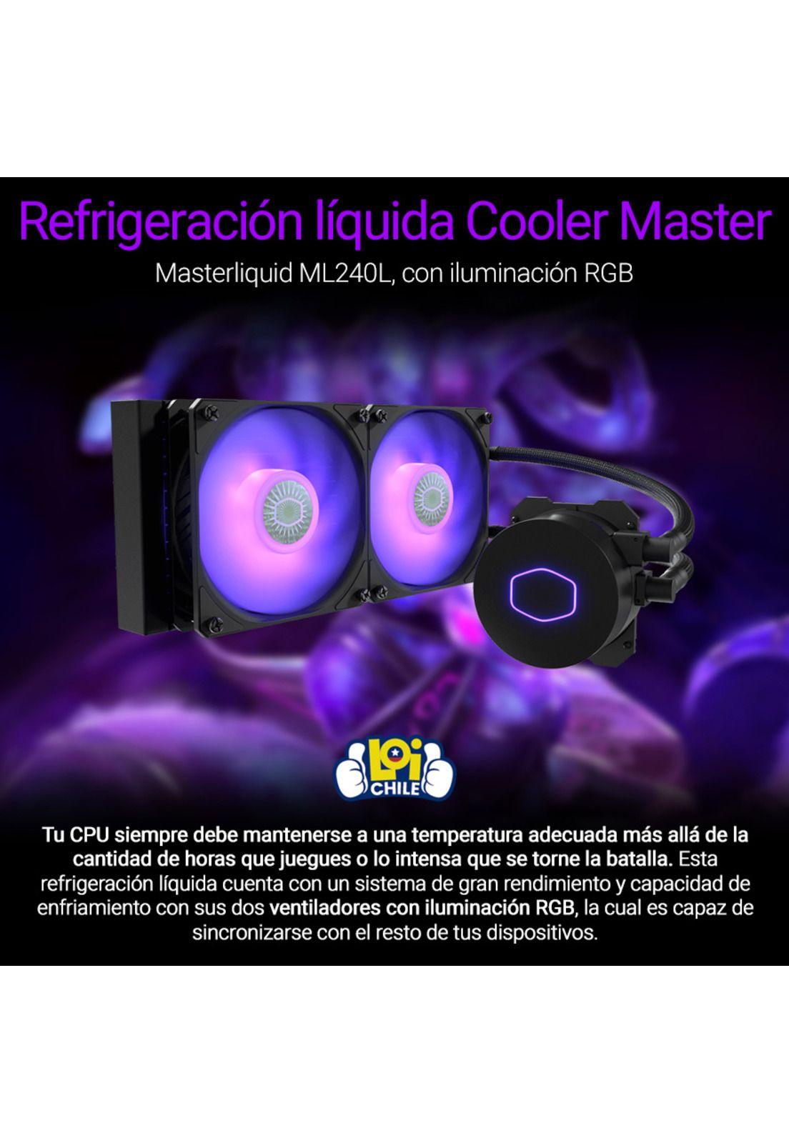 Refrigeracion Liquida Cooler Master Masterliquid Ml240l RGB-1