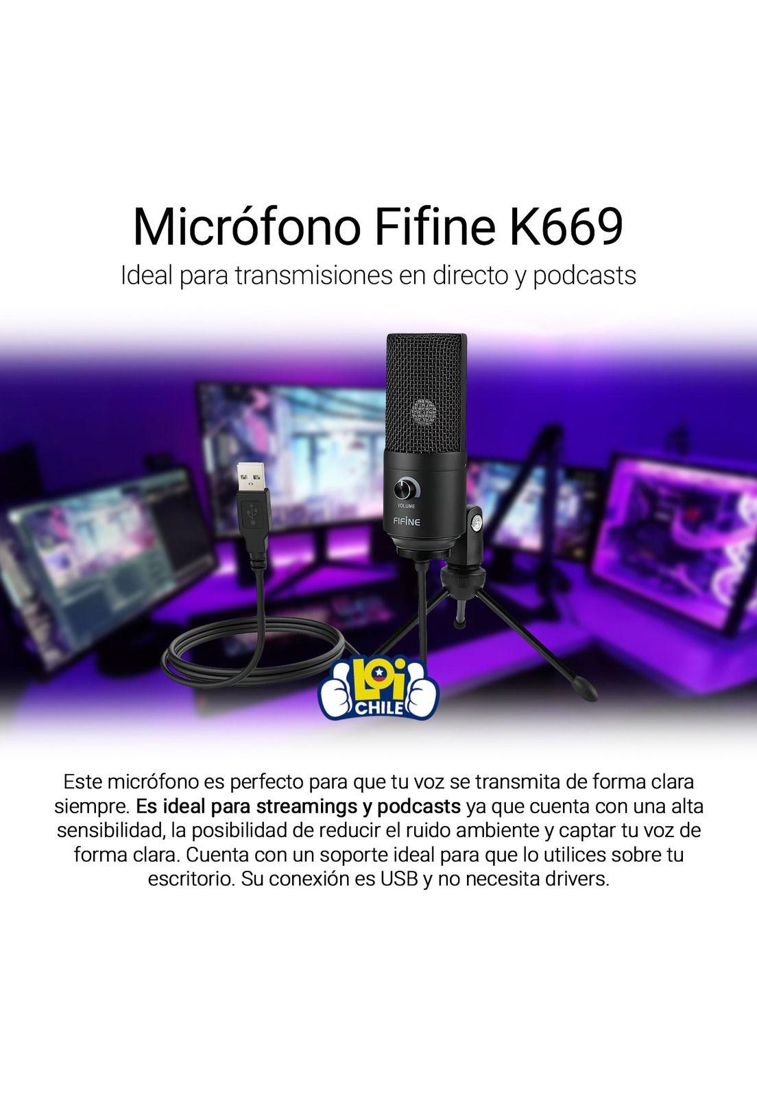 Microfono Fifine K669 Condensador Cardioide-1