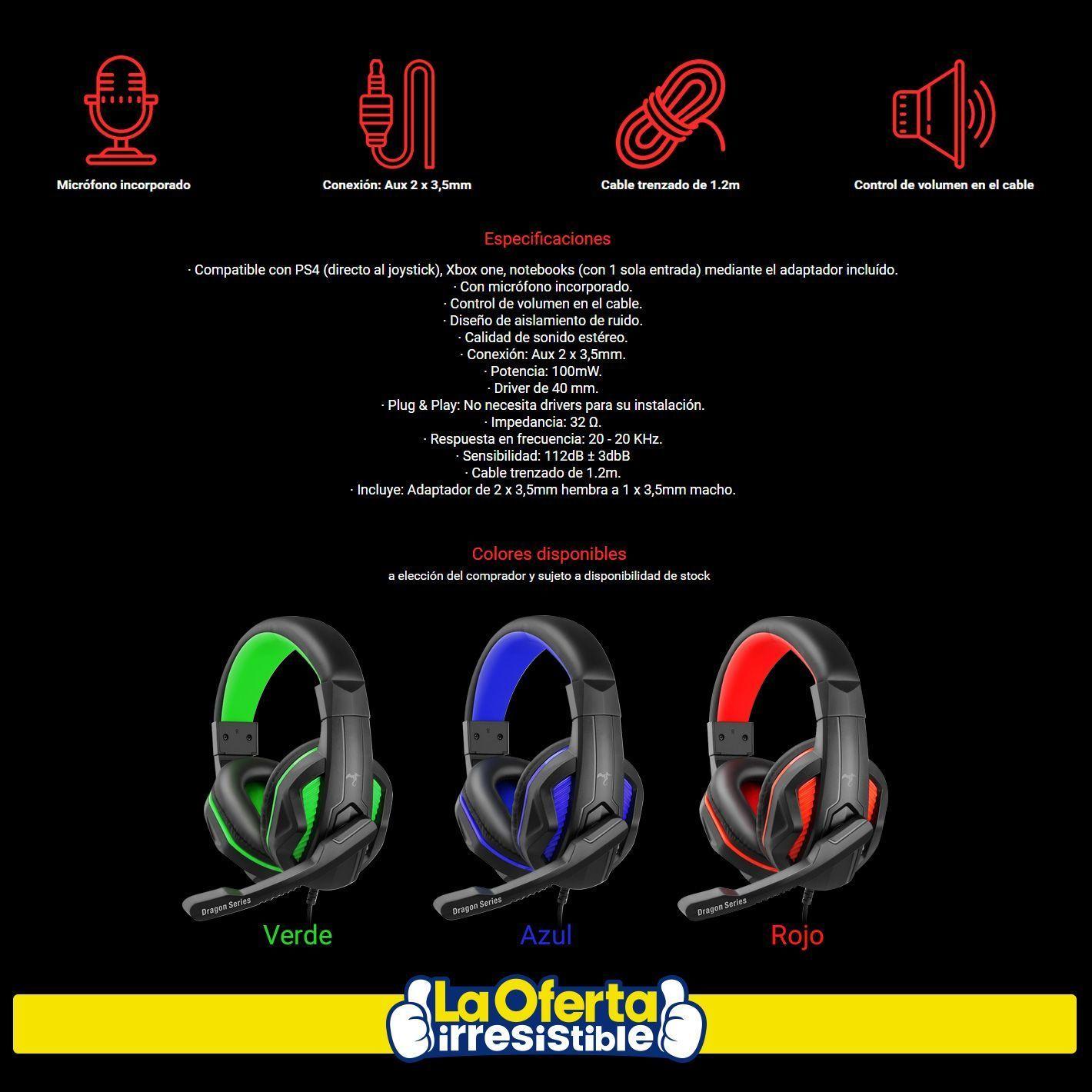 Audifonos Gamer Kolke Apolo KGA-485-2