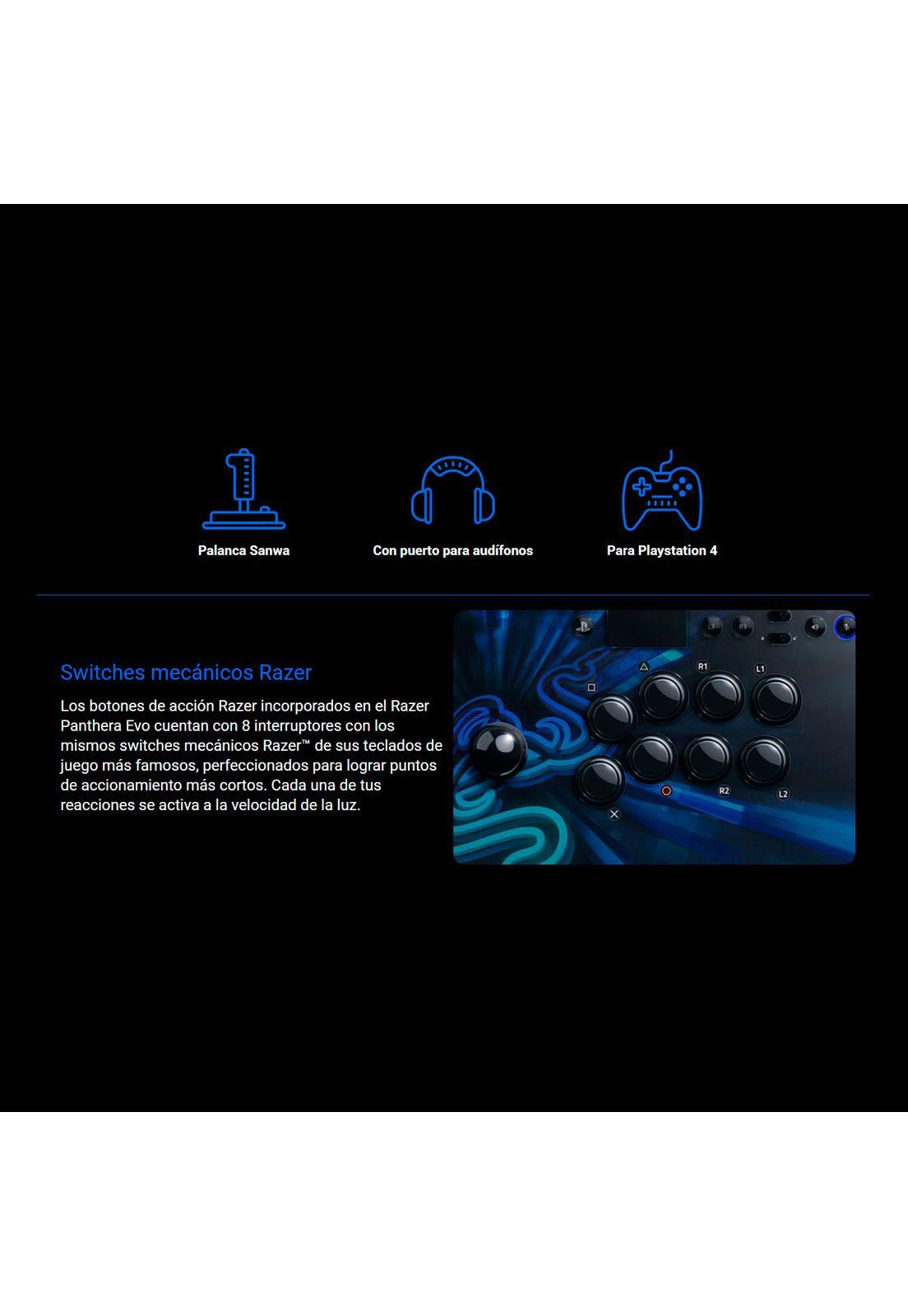 Arcade Stick para PS4 Razer Panthera Evo-2
