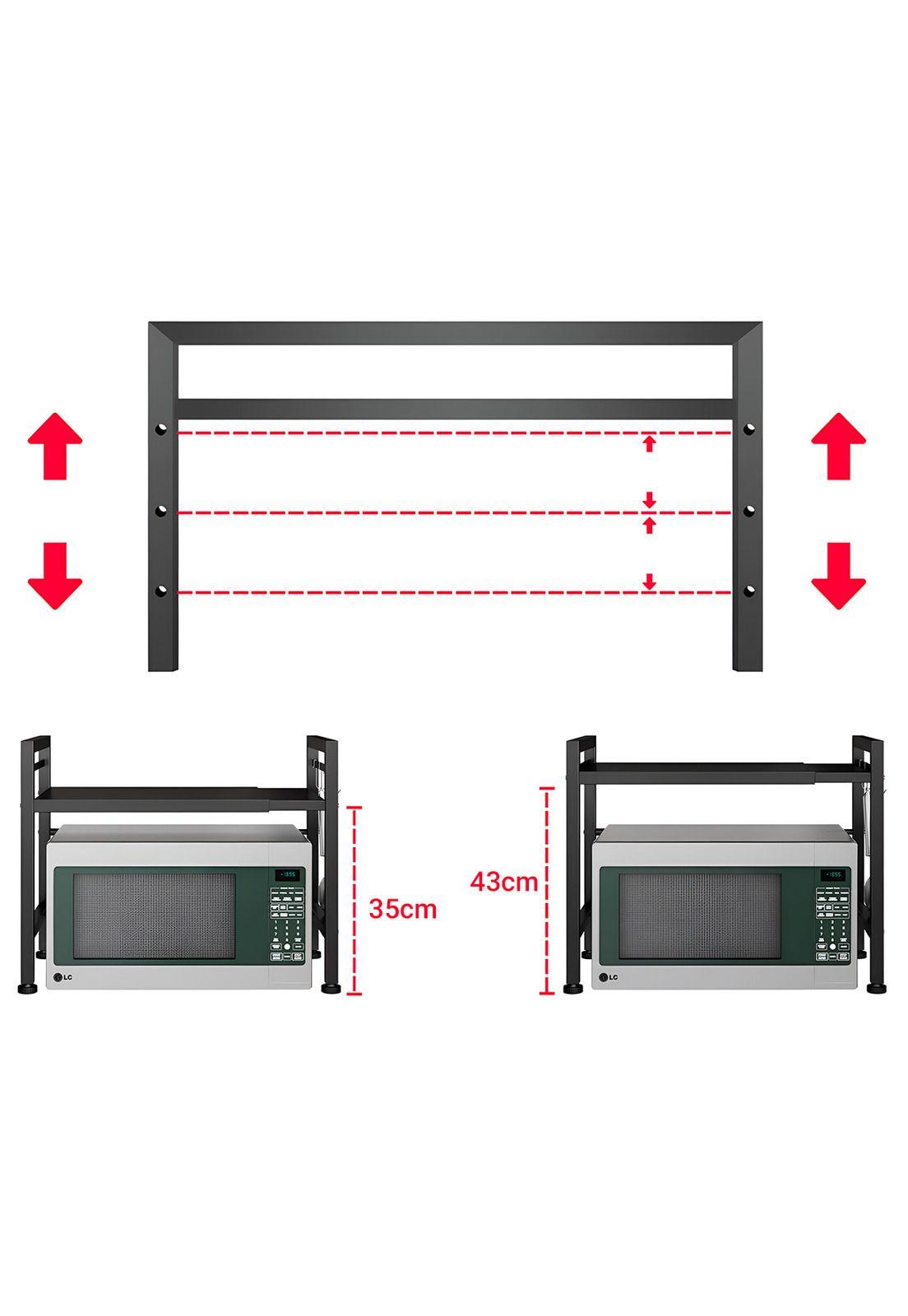 Rack Metálico DecoTeam Multiuso Organizador Ajustable-3
