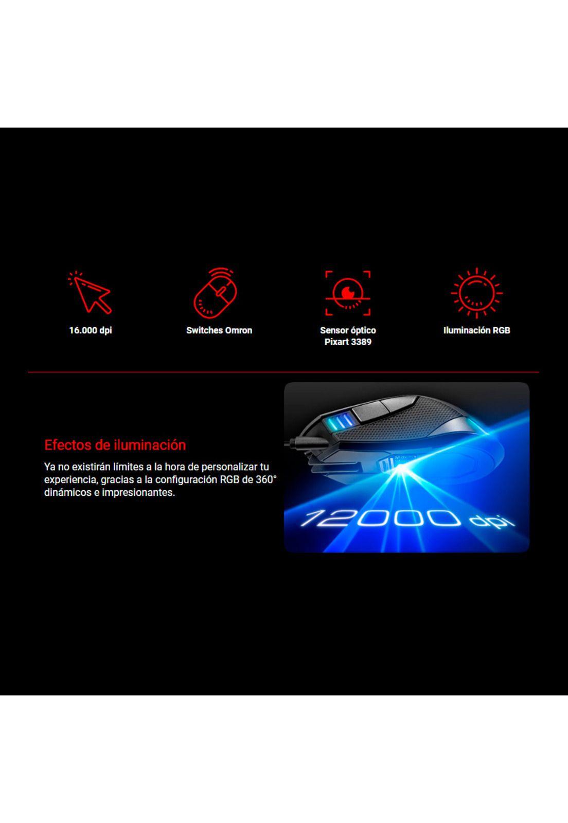 Mouse Gamer Hyperx Pulsefire Surge RGB-2