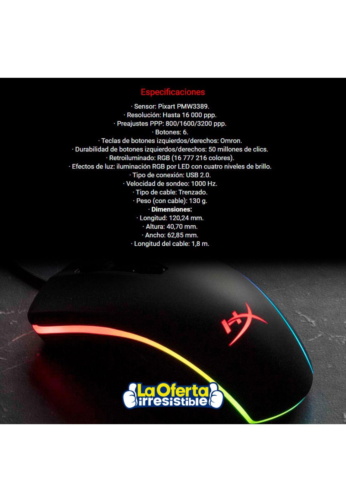 Mouse Gamer Hyperx Pulsefire Surge RGB-4