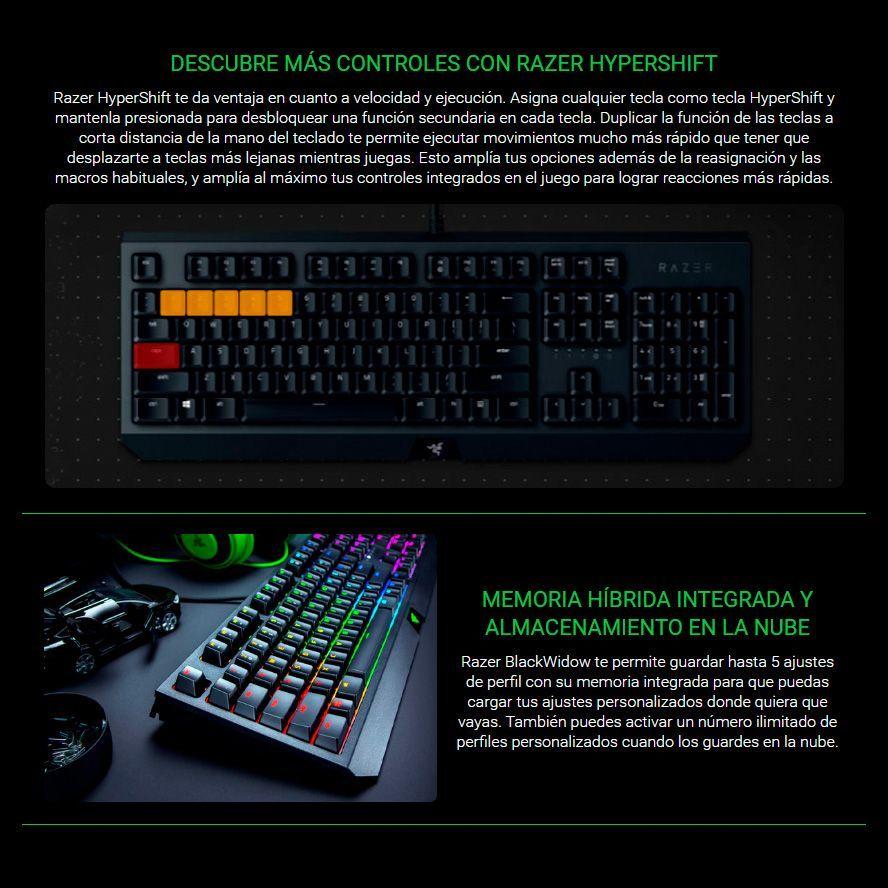Teclado Gamer Razer Blackwidow Español-3