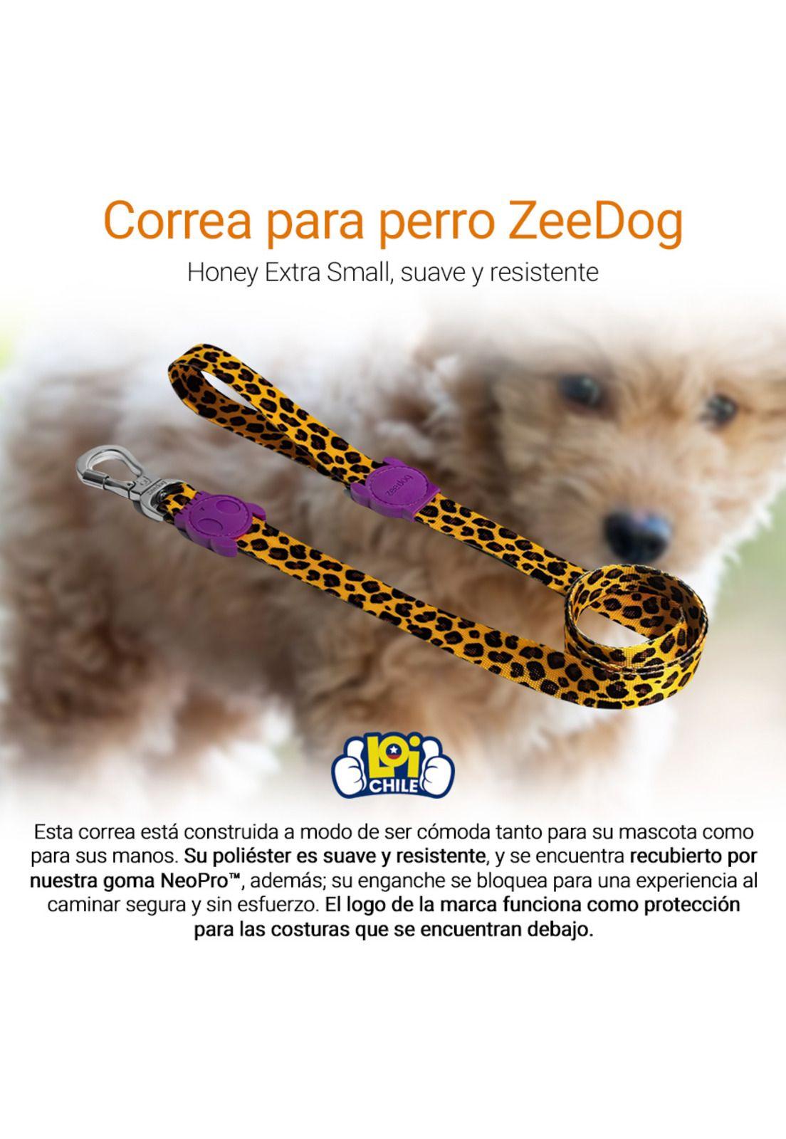 Correa Para Perro ZeeDog Honey ExtraSmall-1
