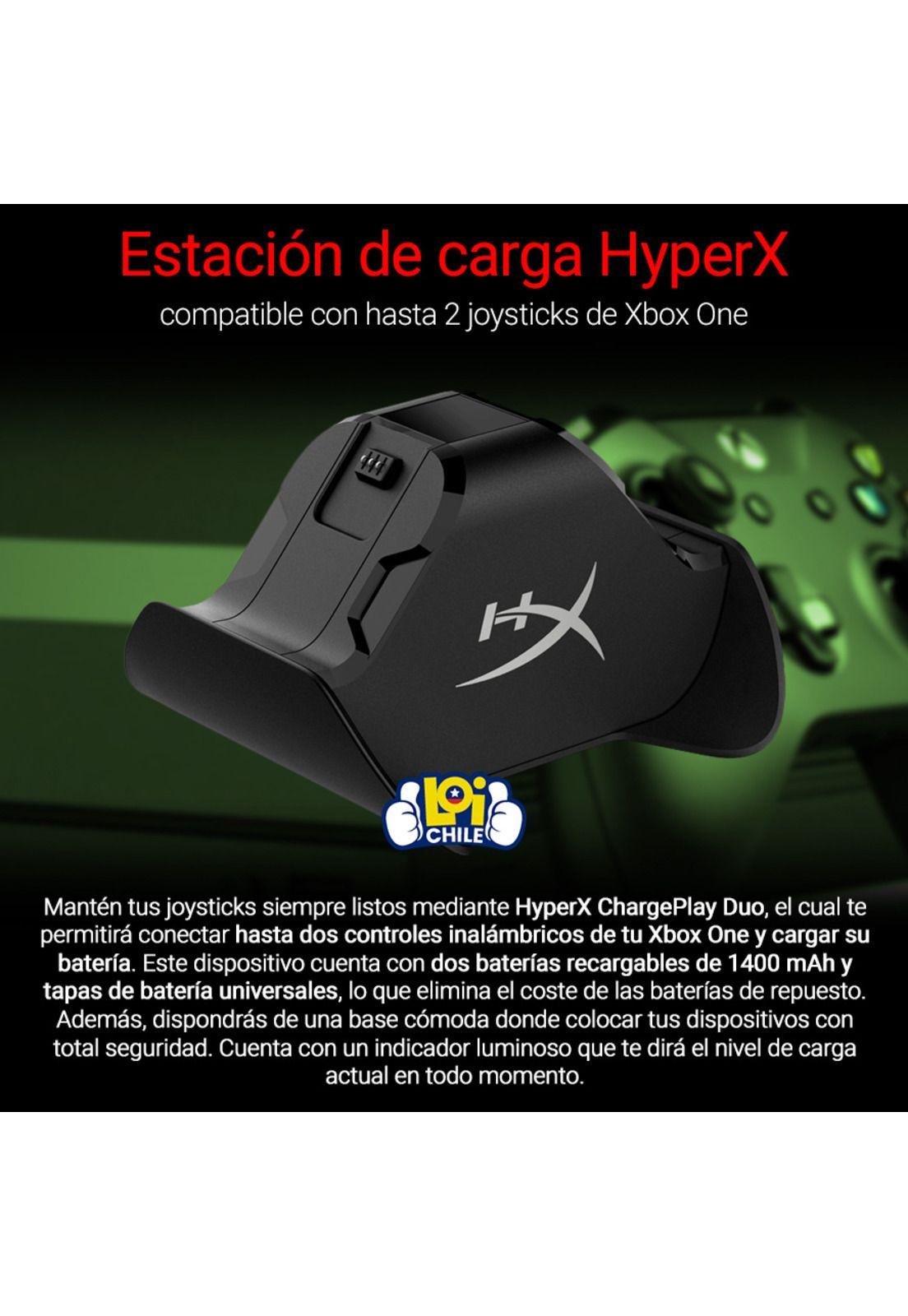 Cargador Hyperx Chargeplay Duo para controles Xbox One-1