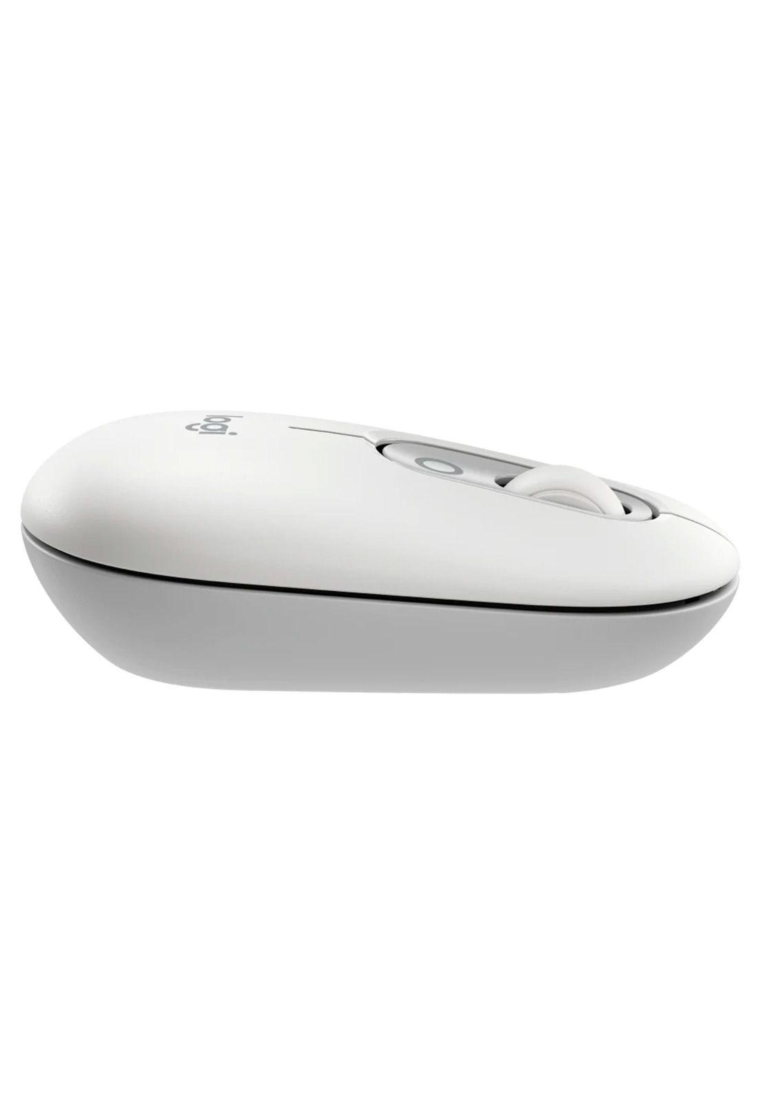 Kit Teclado y Mouse Inalámbricos Logitech Pop Icon Blanco-6