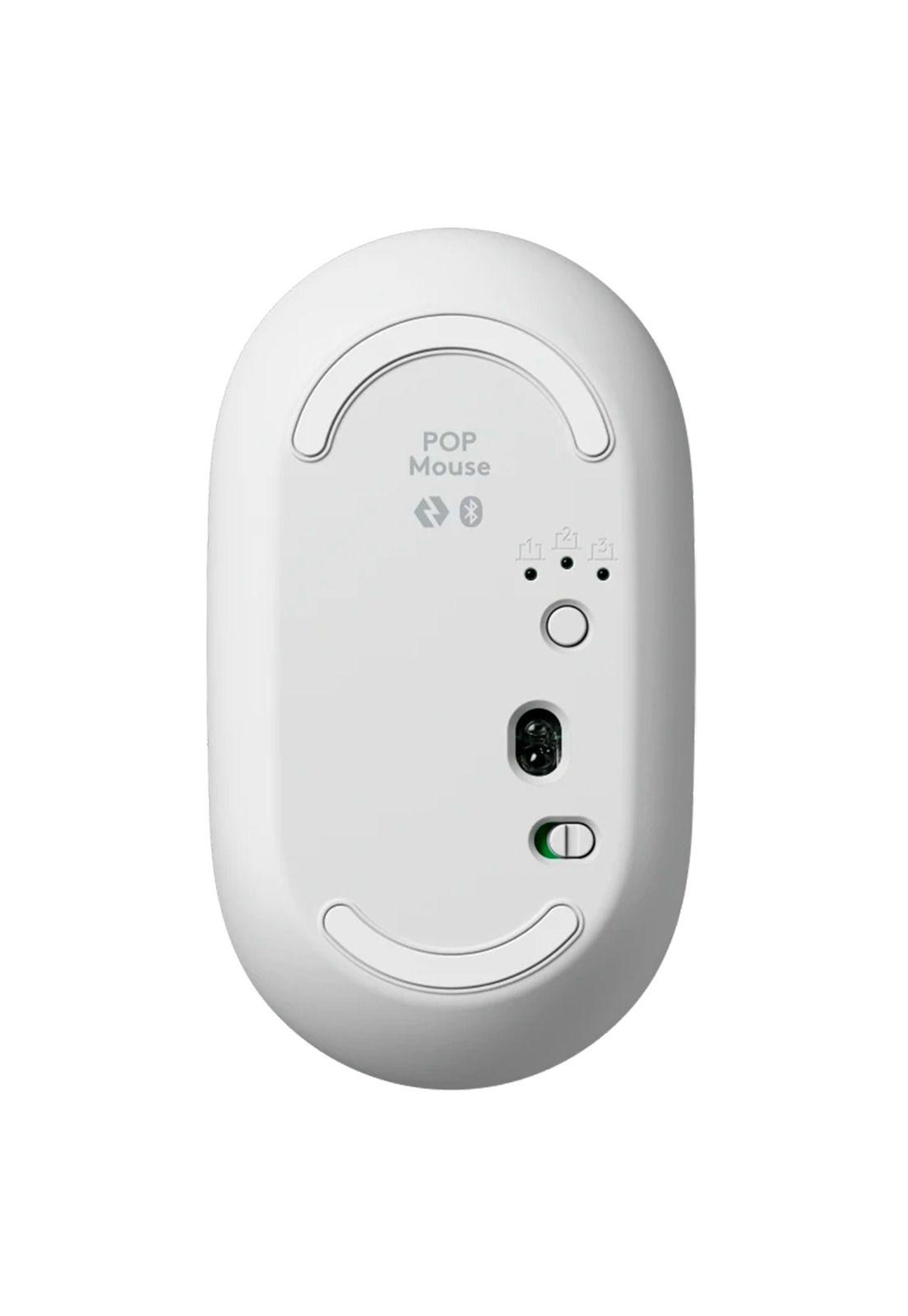 Kit Teclado y Mouse Inalámbricos Logitech Pop Icon Blanco-7