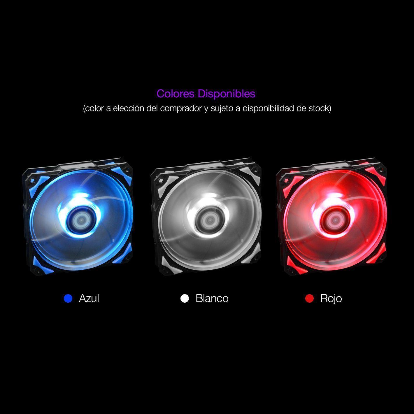 Ventilador Para Caja PC NOX Hfan 120cm Led-2