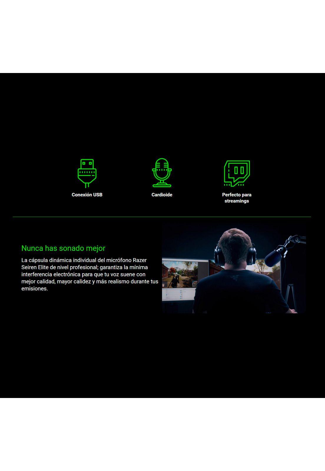 Microfono Gamer Razer Seiren Elite-2