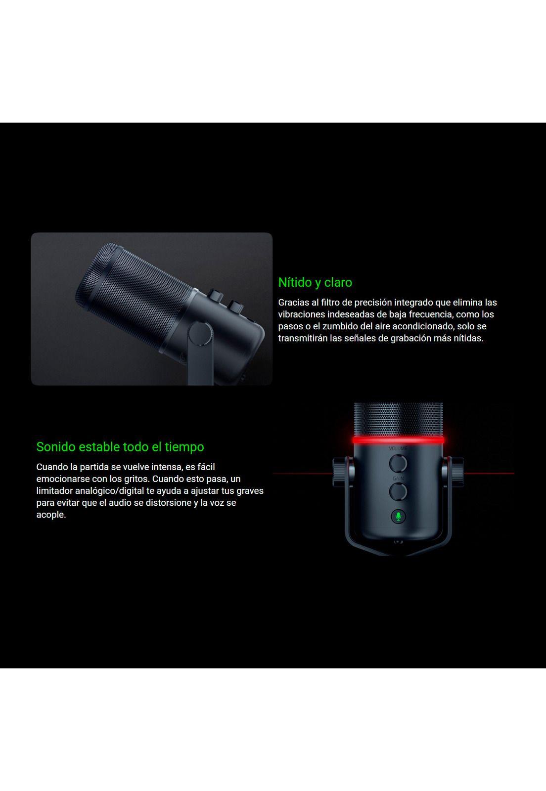Microfono Gamer Razer Seiren Elite-3