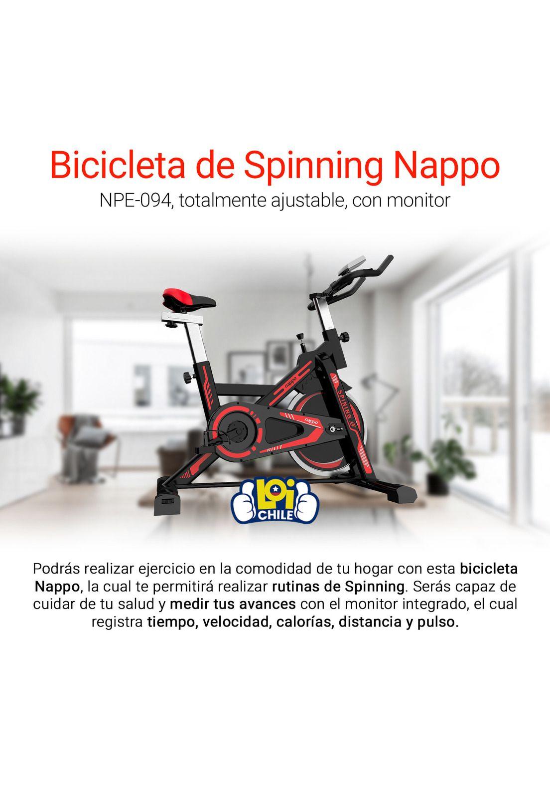 Bicicleta Spinning Estática 8Kgs Hasta 10Kgs NAPPO-1