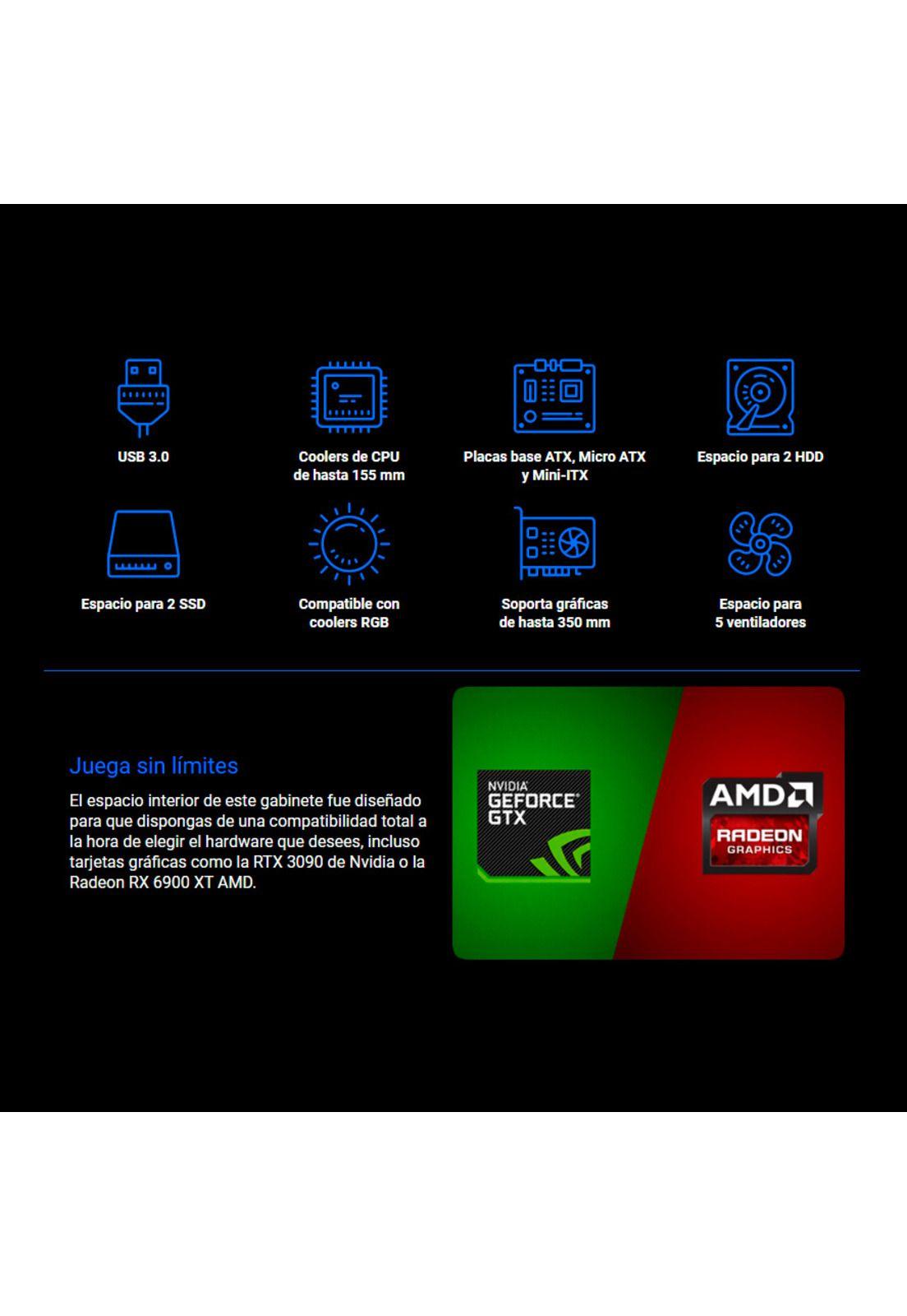 Gabinete Gamer Cougar MX330-G Air-2