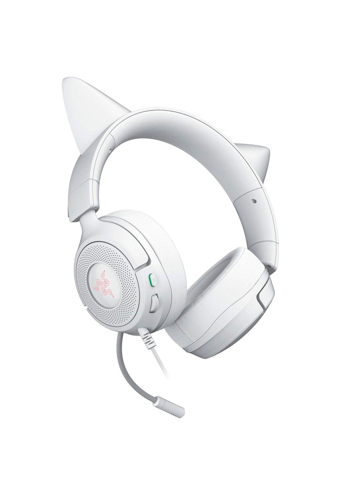 Audífonos Gamer Razer Kraken Kitty V3 X Mercury-2