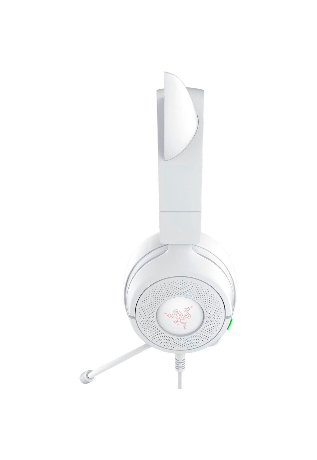 Audífonos Gamer Razer Kraken Kitty V3 X Mercury-4