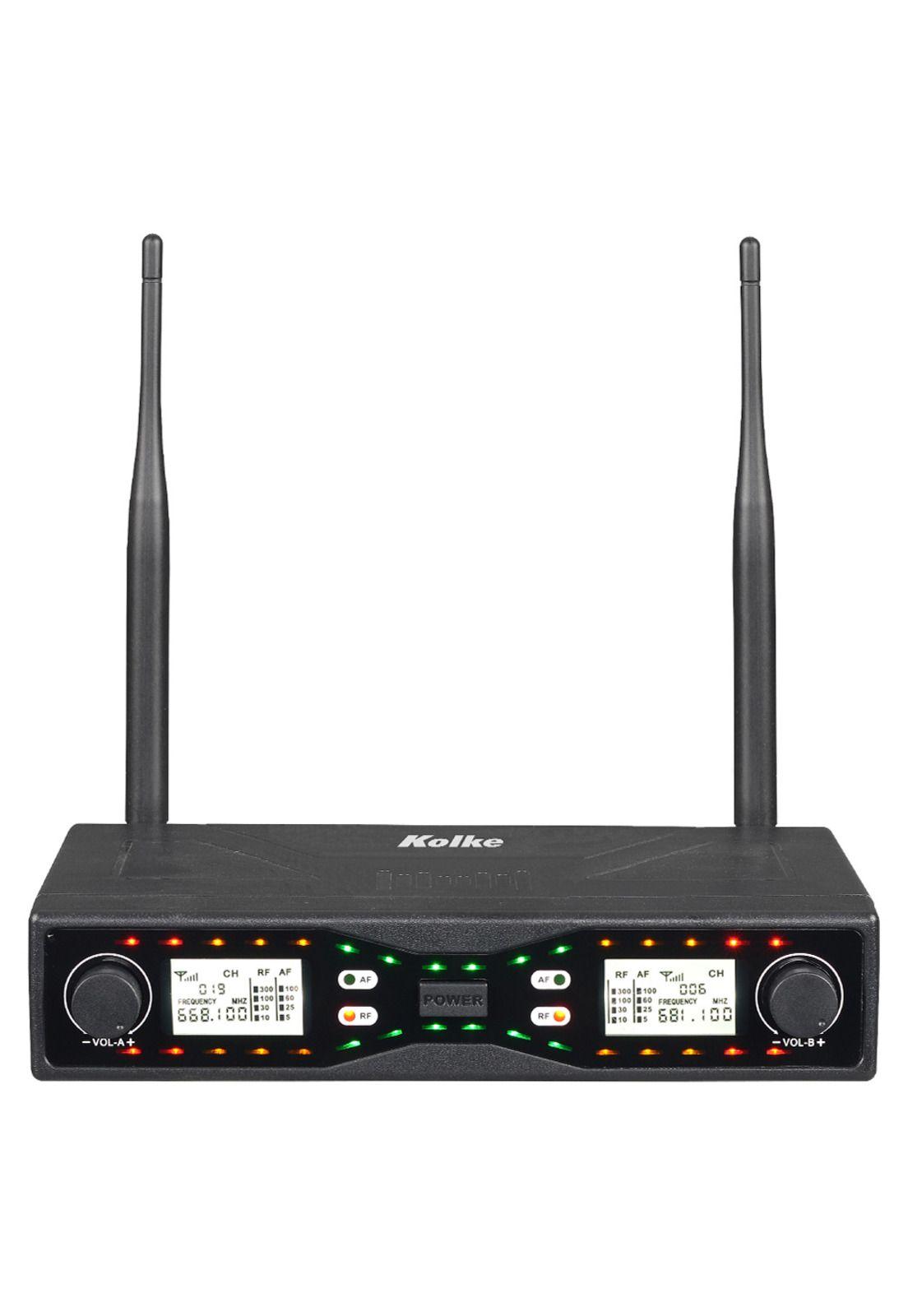 Set de 2 Micrófonos UHF Inalámbricos con Receptor XLR y MIX-1