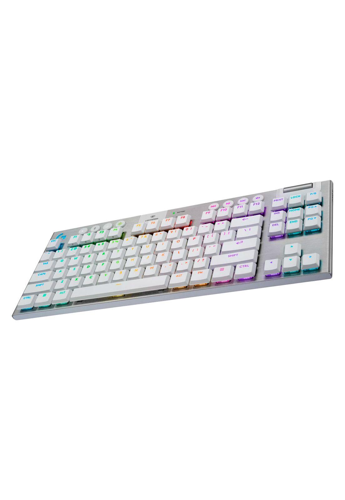 Teclado Gamer Logitech G915 X TKL Lightspeed Blanco-2