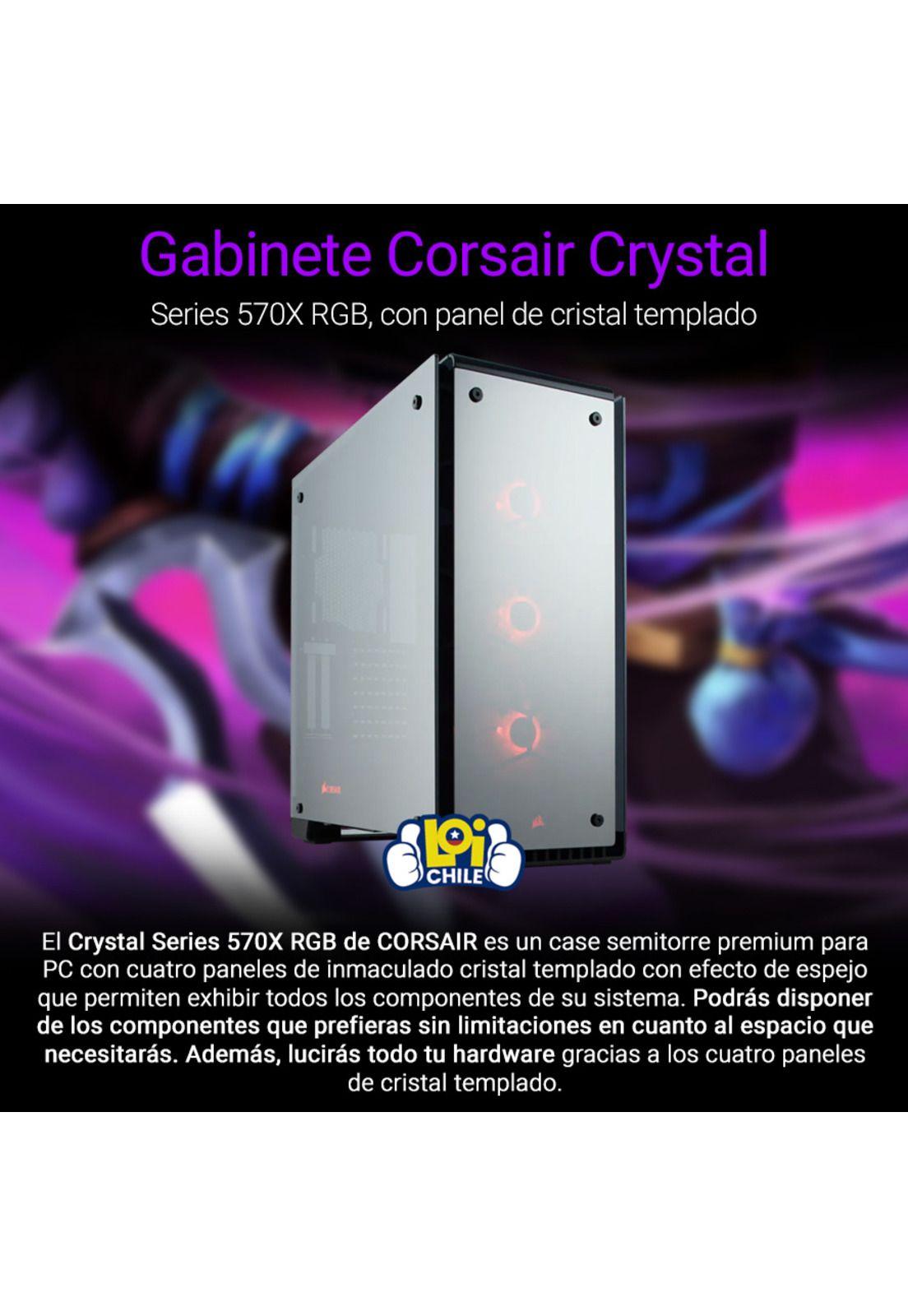 Gabinete Gamer Corsair Crystal Series 570X RGB Mid Tower-1