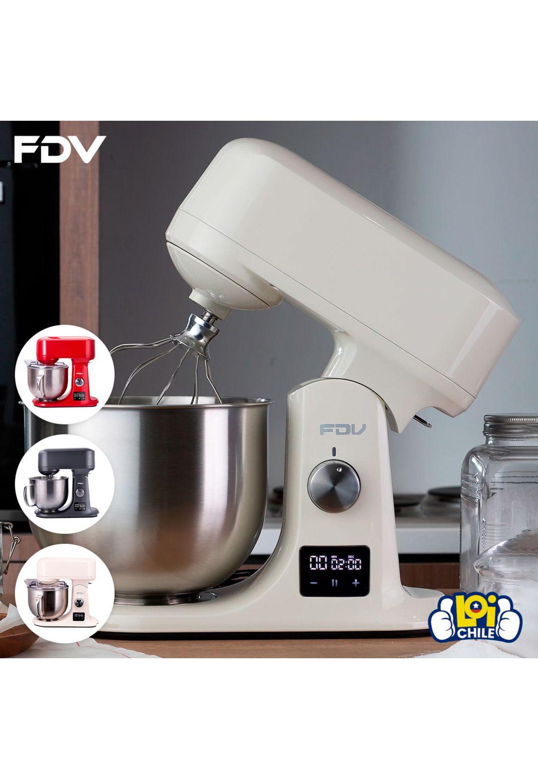 Batidora de Pie FDV Atenea Beige 8 Velocidades y Panel LCD-3