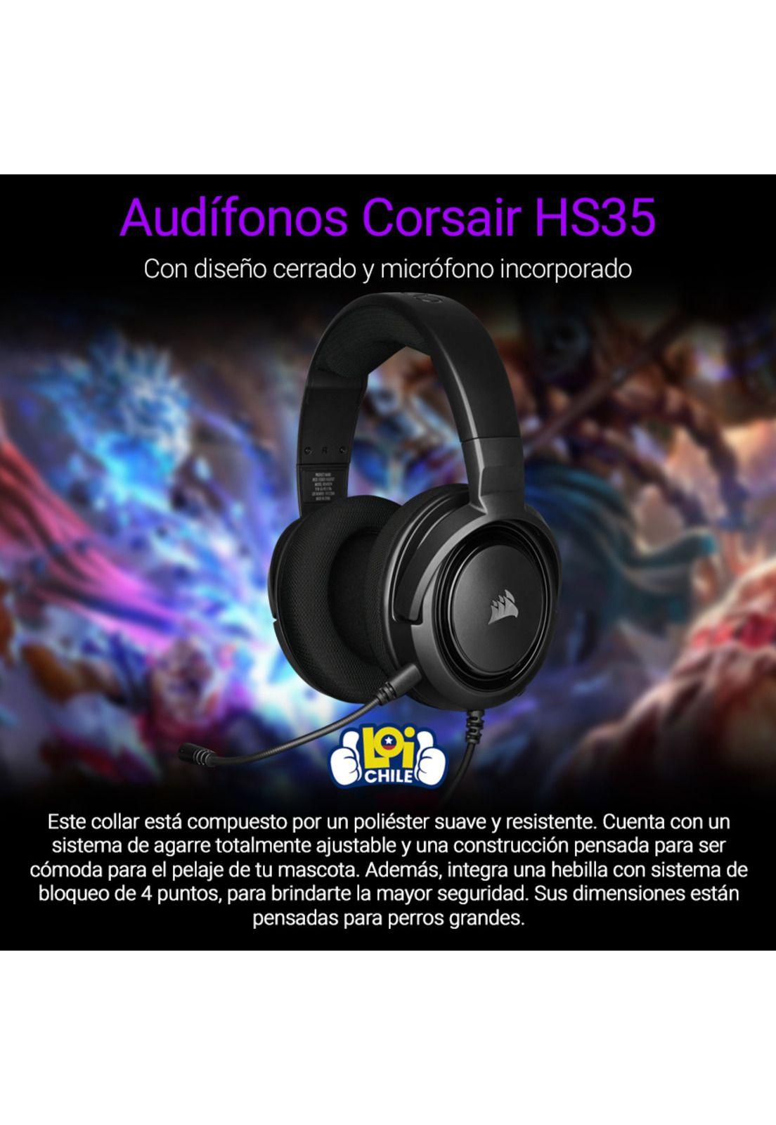 Audifonos Gamer Corsair Hs35 Pc, Xbox One, Ps4, Switch-1