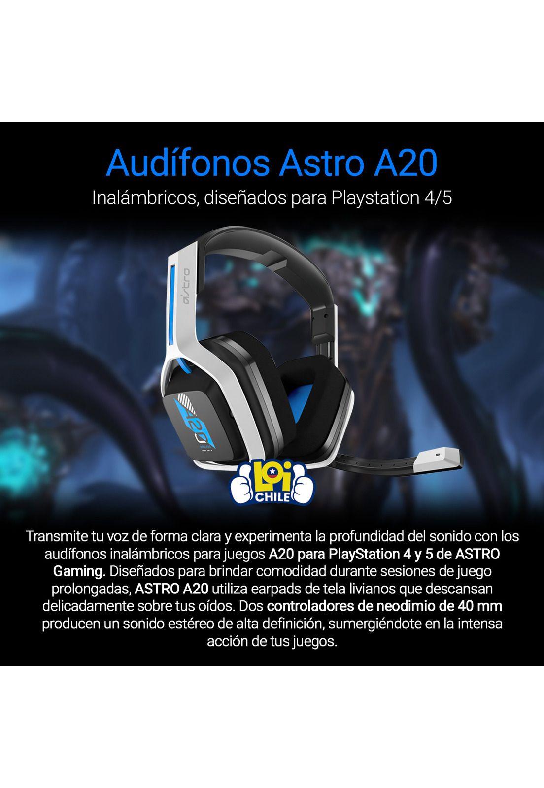 Audifonos Gamer Inalambricos Astro A20 Para PS4/PS5-1