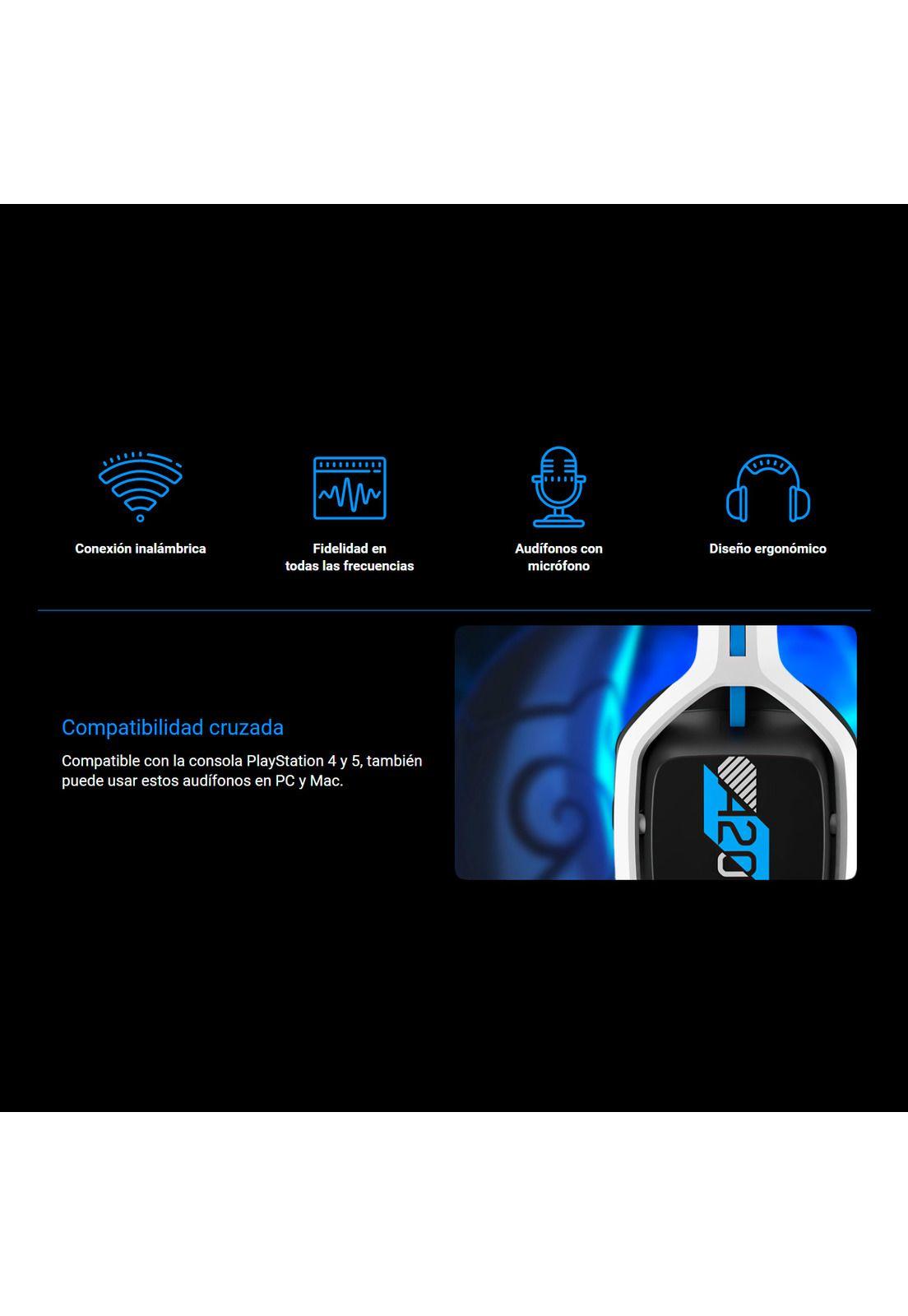 Audifonos Gamer Inalambricos Astro A20 Para PS4/PS5-2