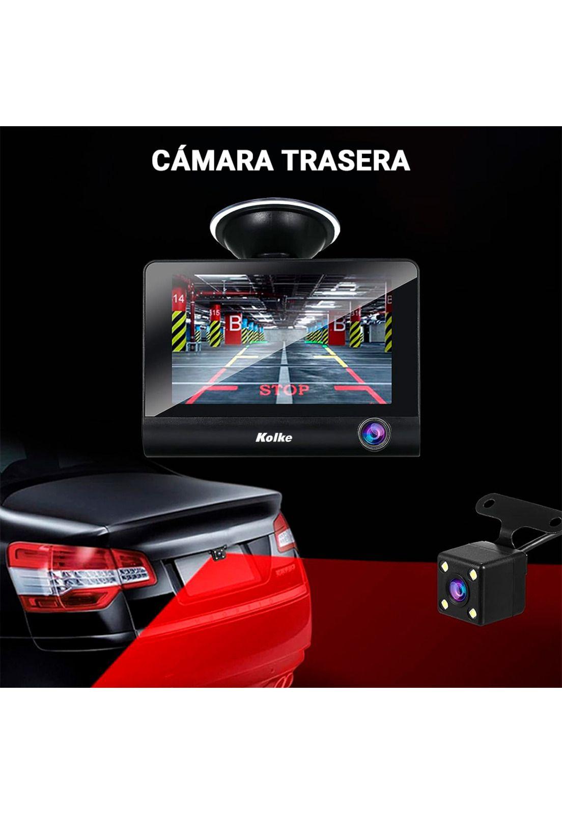 Triple Cámaras para Auto Kolke  Frontal Interior y Reversa-2