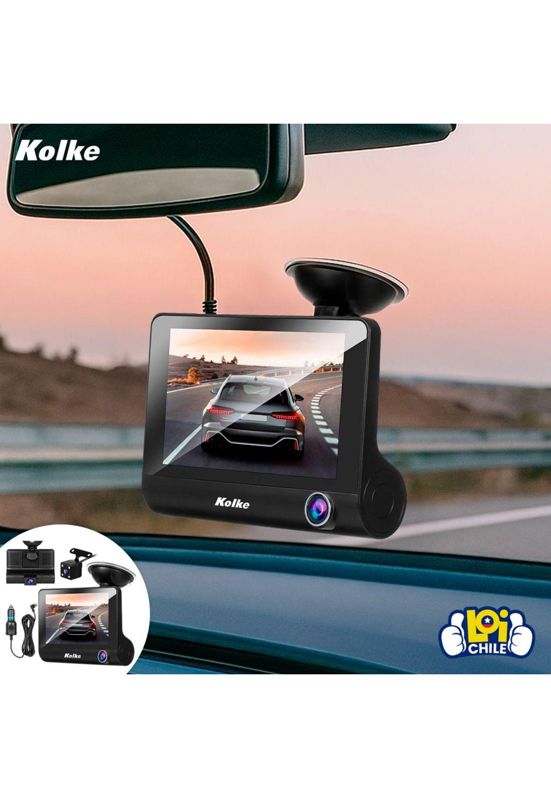 Triple Cámaras para Auto Kolke  Frontal Interior y Reversa-8