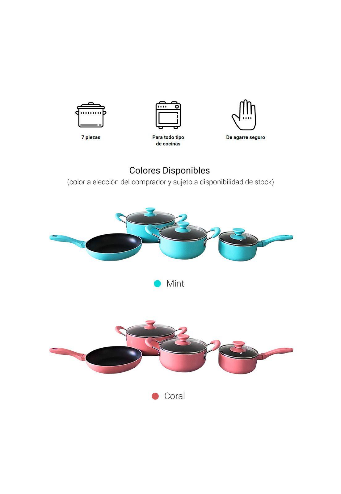 Bateria Cocina Keep 7 Piezas Titanium-3