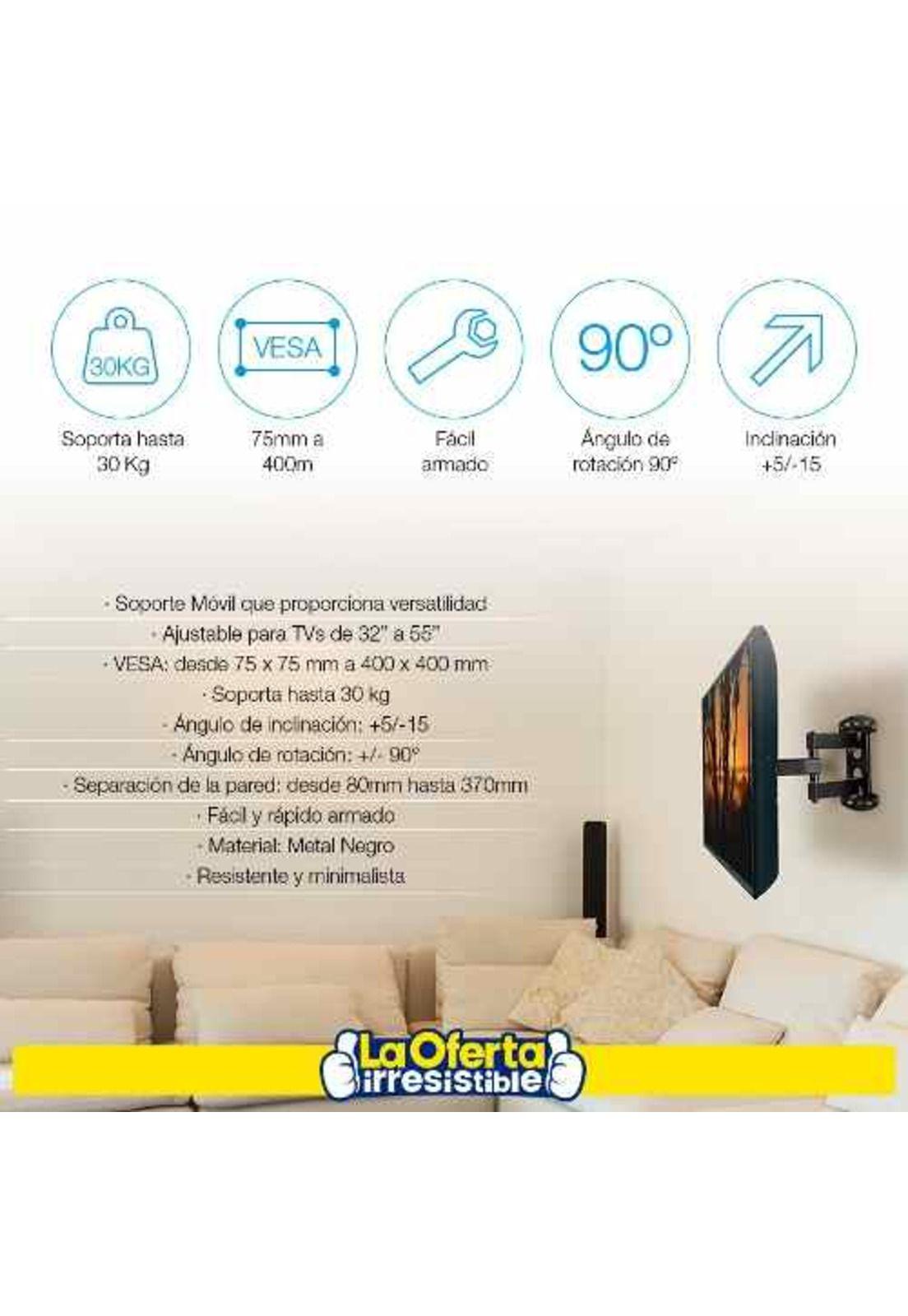 Soporte Móvil Para Tv De 32 Hasta 55´ Con Rotación Loi Chile-1