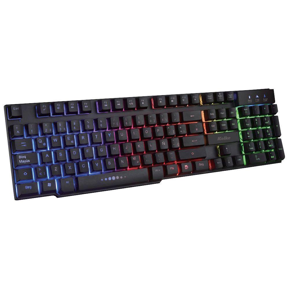 Kit Gamer Kolke 4 en 1 Teclado Mouse Audífono Mousepad XXL-2